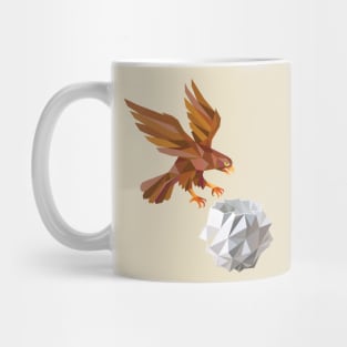 Eagle and crystal vases Mug